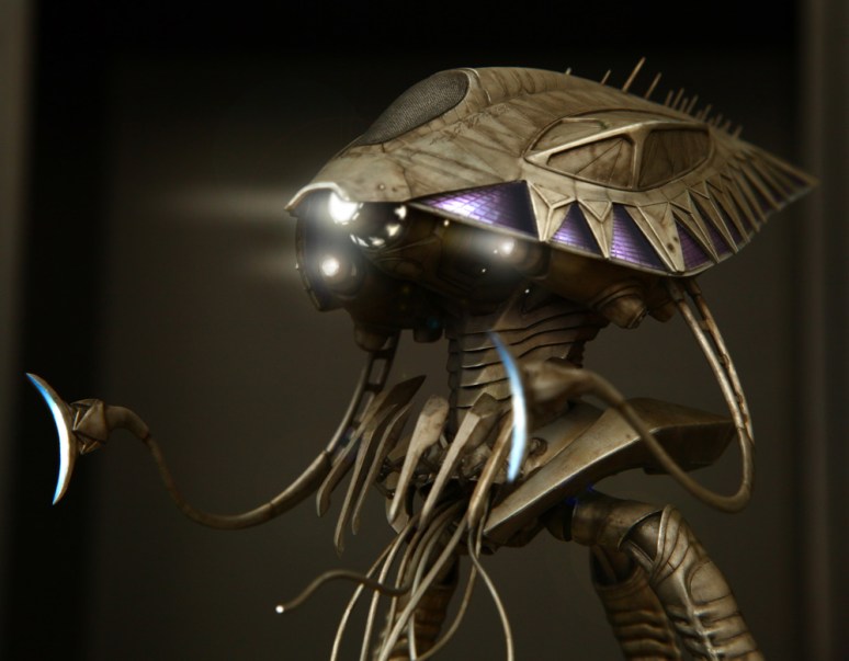 WOWtripod_front Pegasus War of the Worlds Alien Tripod