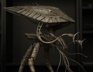 WOWtripod_profilesm Pegasus War of the Worlds Alien Tripod pre photoshop